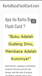 Mobile Screenshot of kartubacaflashcard.com
